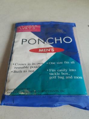 Mens poncho