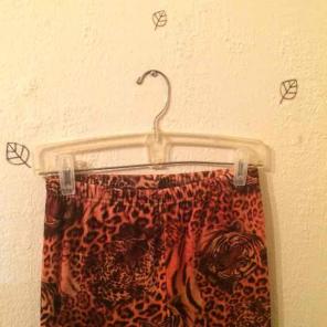fleece tiger pants