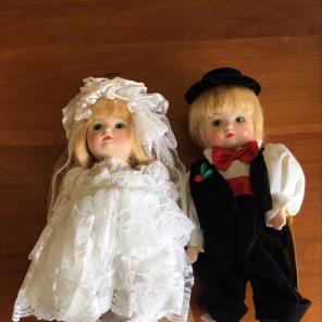 Porcelain Bride And Groom Set