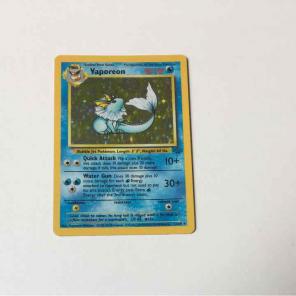 Holo vaporeon pokémon card