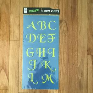 Alphabet 2” Simple Script