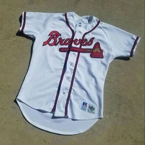 Atlanta Braves Russell Athletics size 44