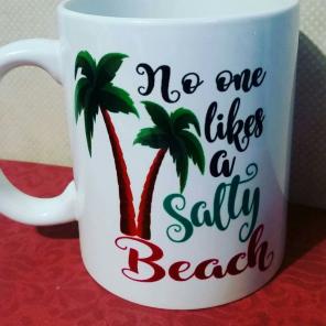 No One Likes A Salty Beach Mug
