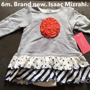 6m dress with snaps on bottom. NWT