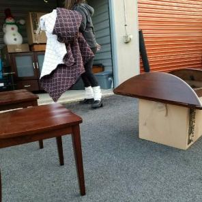 Blake drop leaf table with 2 chairs