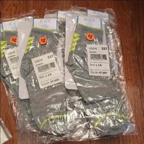 Children's size 3-6 new high top socks