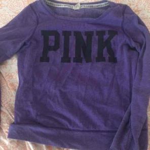 VS purple sweatshirt