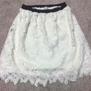 large white skirt