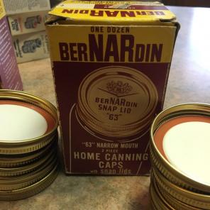 BERNARDIN "63" Snap Lids.
