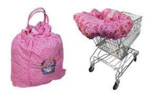 Floppy Seat Shopping Cart Cover