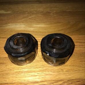 Vintage Blown Glass Murano Candlesticks