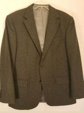 Oscar de la Renta Check Wool, Cashmere a