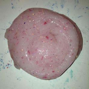 2oz pink shattered glass slime
