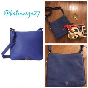 NWT Fossil Blue Crossbody Bag