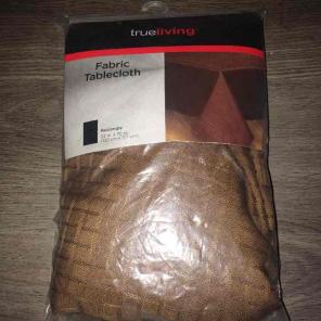 Brand new fabric tablecloth