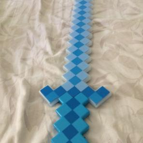 Diamond Light Up Plastic Sword