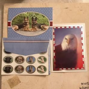 Blank Cards, Envelope, And Stickers