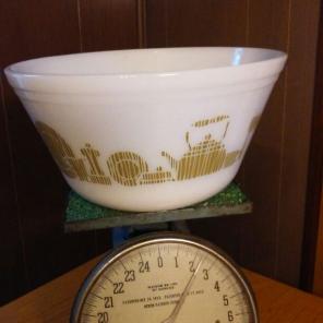 Federal Glass Bowl. Rare Vintage kitchen