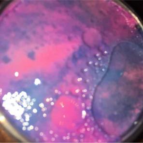 Marbled slime not sticky