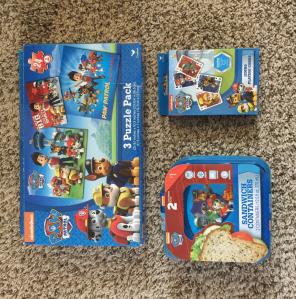 Paw patrol Puzzles & Sandwich Containers