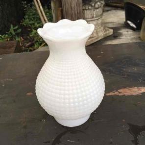 Hobnail Milk Glass light fixture shade