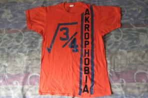 vntg champion retro tshirt akrophobia M