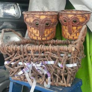 3 baskets AS IS