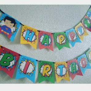 Superhero banner