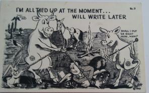 Vintage Comic Postcard.