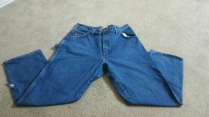 Wranglers FR (flame resistant) jeans