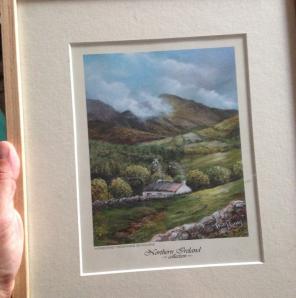 Framed And Matted Northern Ireland Print