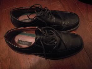 George men's leather dress shoes