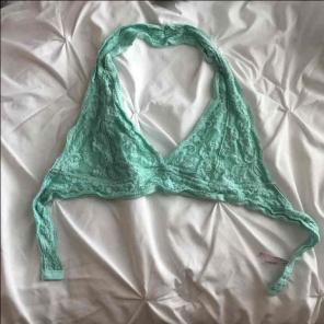 Mint lace bralette