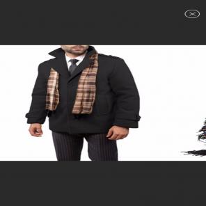BRAVEMAN Wool Blend Coat