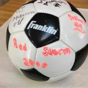 Red Storm signed ball 2008