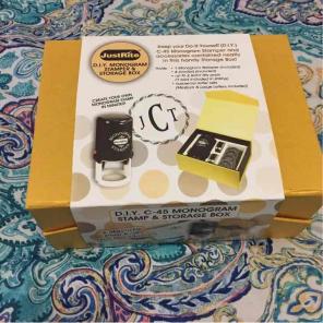 New DIY Monogram Stamper & Storage Box
