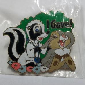 Flower & Thumper "I Gave" Disney Pin