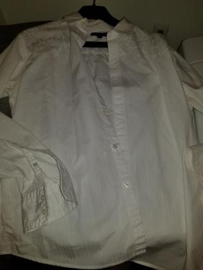 Men's Guess Embroidered Button Shirt