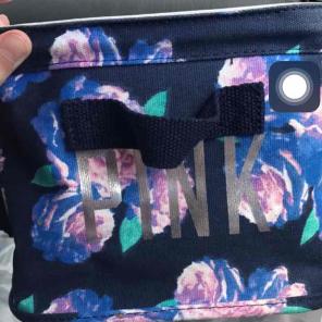 Vs pink blue floral bin