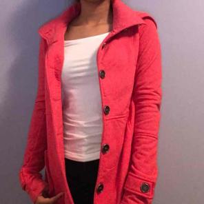 Long pink jacket