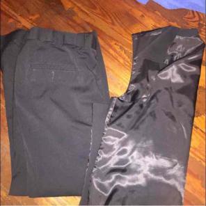 Black Suit Vest (L) & Pant (40x30)