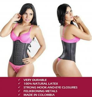 S colombian rubber latex waist trainer