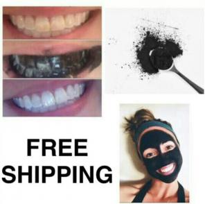 100% ACTIVATED CHARCOAL TEETH WHITENING