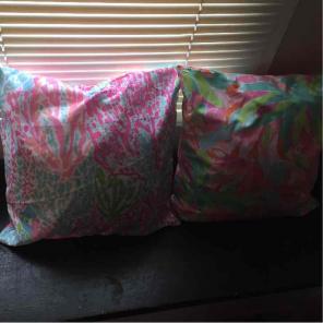 Lilly Pulitzer pillows
