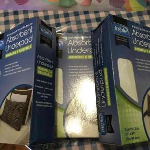 SALE*3X $15 Today ONLY Washable underpad