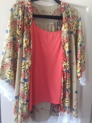 New Flowered Kimono