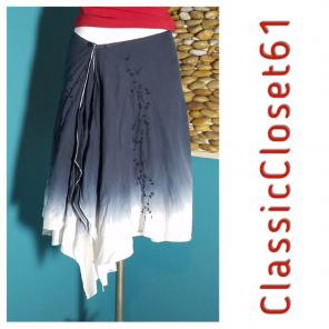 Fade Dyed Pass It On Multi Layer Skirt