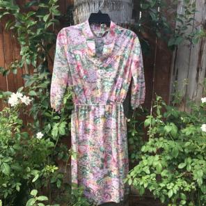 Vintage Sears Floral Dress