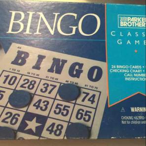 Parker brothers bingo game vintage