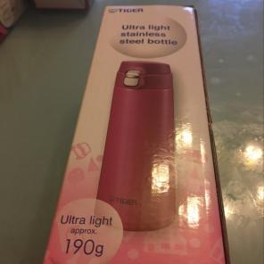 Pink ultra light stainless steel hottle